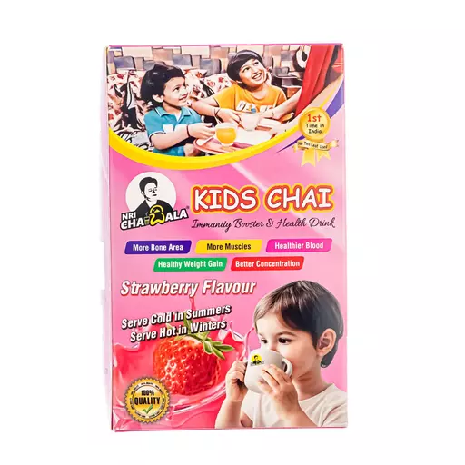 Nri Chaiwala Kids Strawberry Flavor Chai 250 Gms |CTC